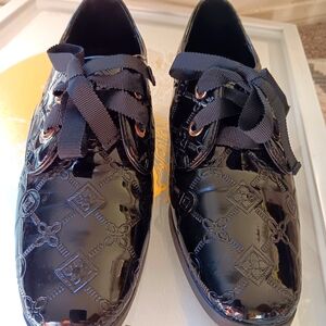 Aldo black Moccasins 9.